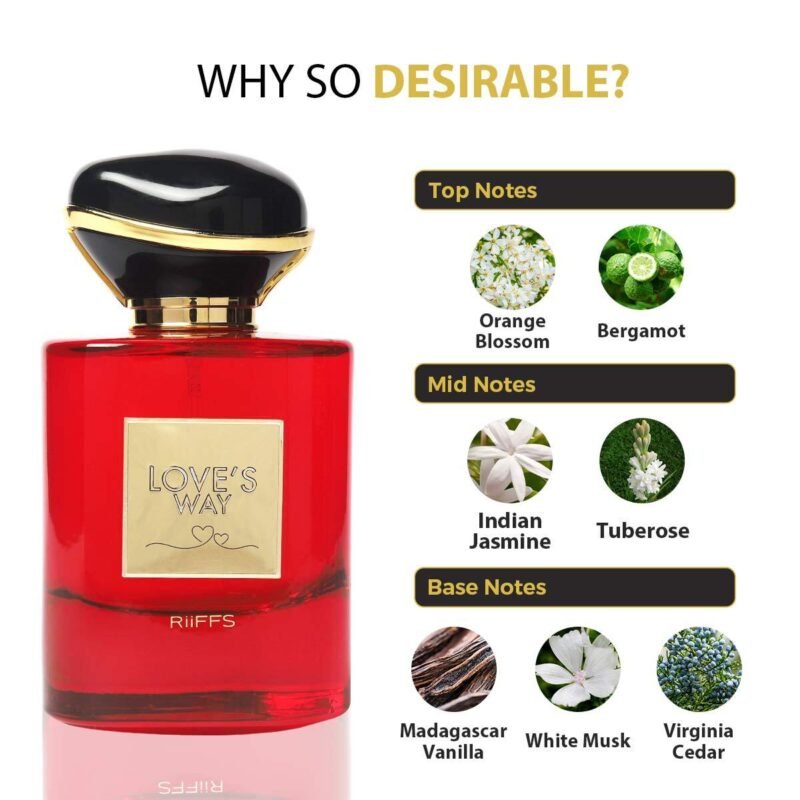 Riiffs Love’s Way For Women Perfume 100ml - Image 4