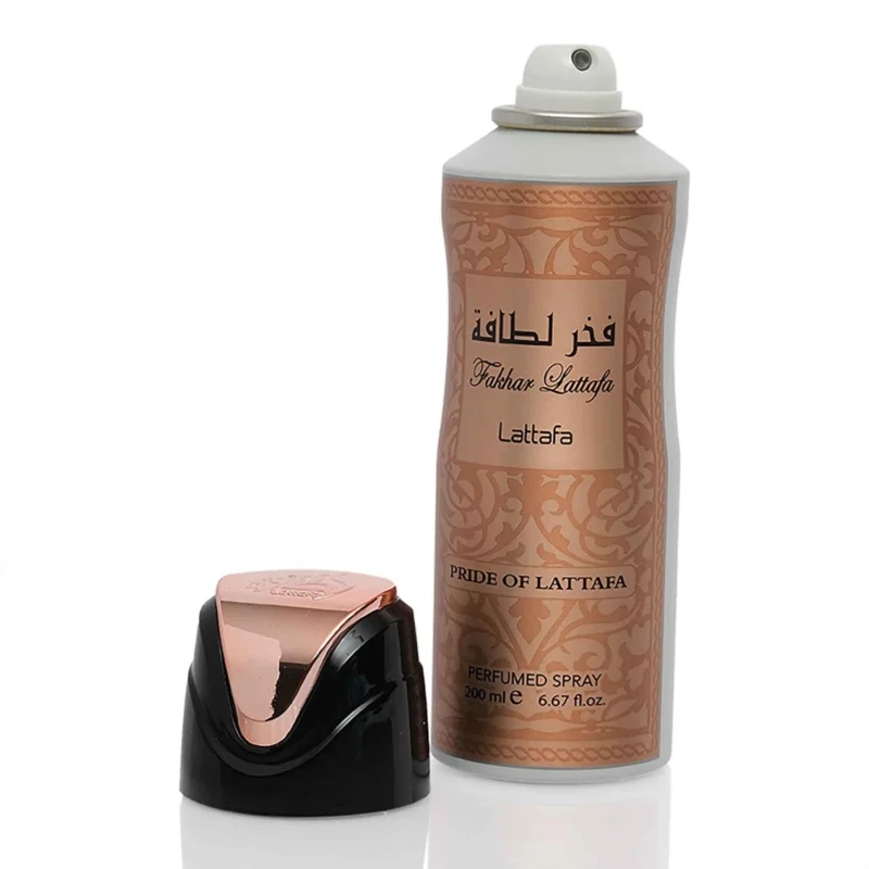 Fakhar Lattafa Women Rose Lattafa Deodorant Body Spray 200ml - Image 2