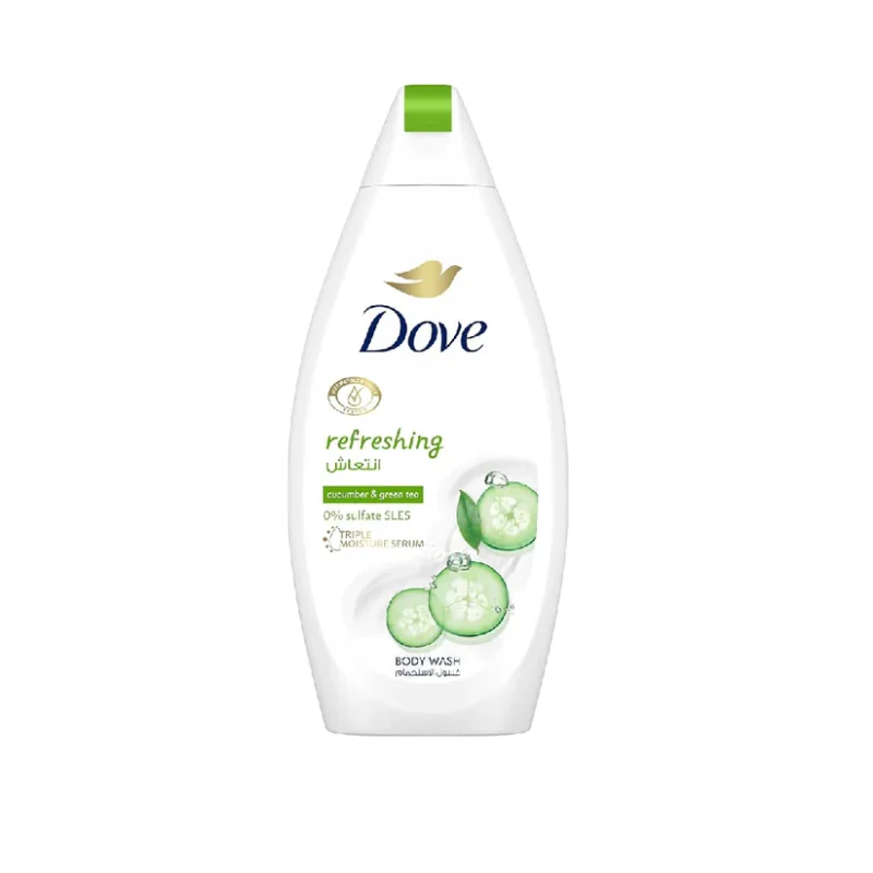 DOVE BODY WASH REFRESHING CUCUMBER & GREEN TEA 500 ML
